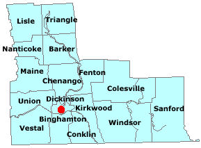 The townships of Broome County