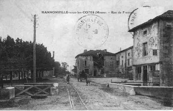 Post card of Hannonville, France