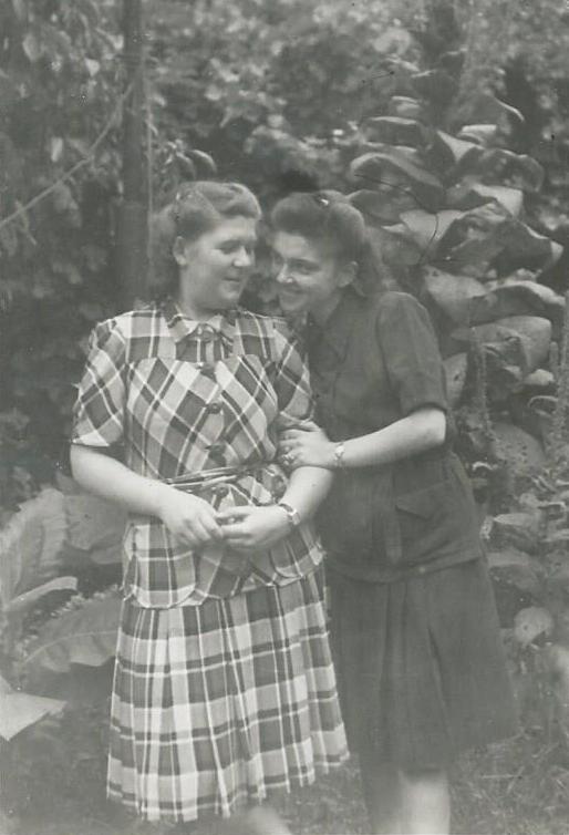 Ruth Weinmann with friend Sonja